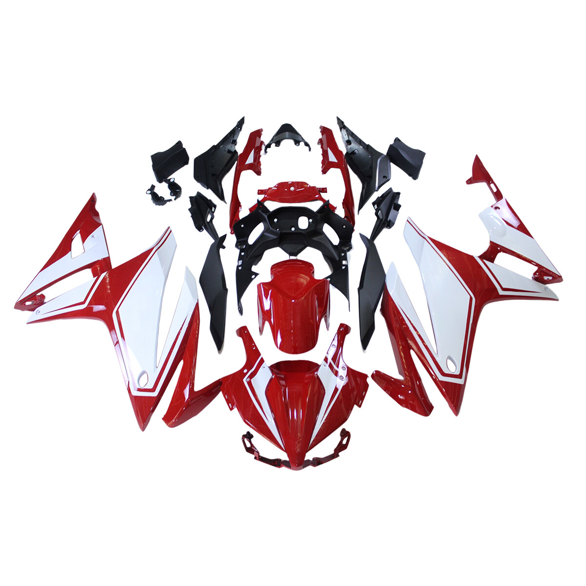 Red White Fairing Kit for Honda CBR500R 2016 2017 2018 ABS Injection Bodywork