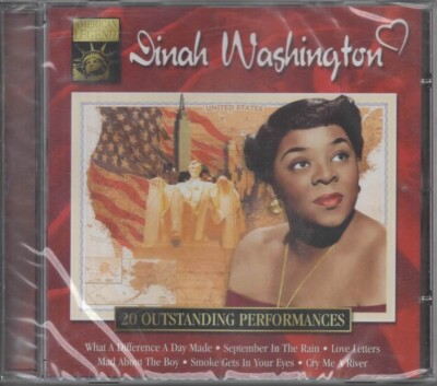 Dinah Washington 20 Outstanding Performances NEU CD Love letters Unforgetable