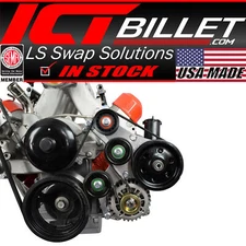 LS Truck OEM Fox Body Power Steering Alternator Bracket Kit Mustang LS Swap