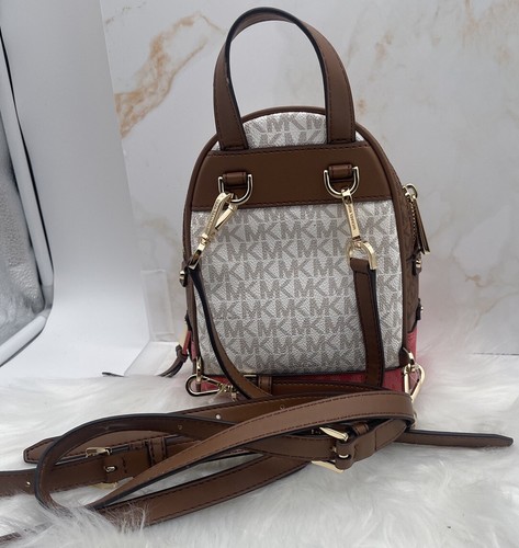 Mochila Mensajero Michael Kors Logo Rhea Cremallera Extra Pequeña - Imagen 5 de 6