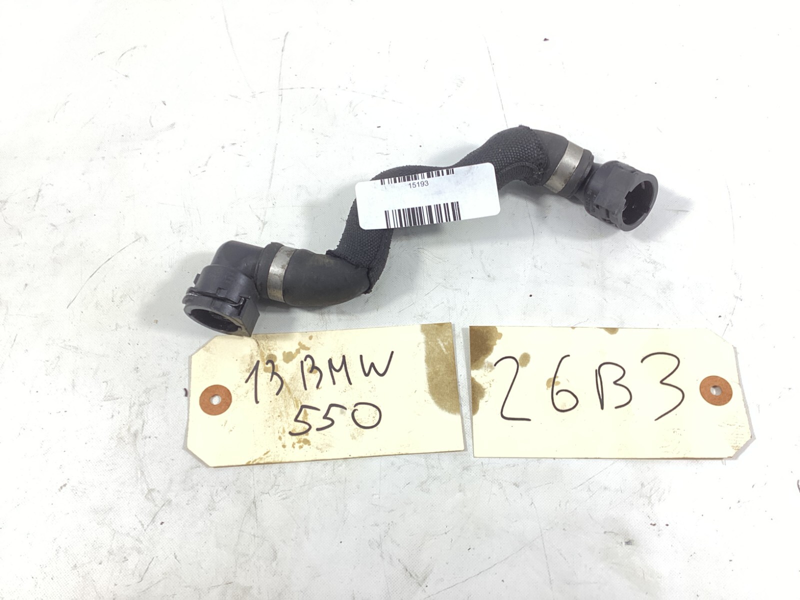 2012-2016 BMW 550i 650I XDRIVE - ENGINE MOTOR WATER COOLANT PIPE HOSE OEM .