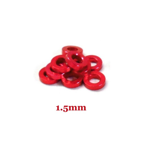 10/20/50/100PCS M3 Round Aluminum Alloy Flat Spacer Washer Gasket Ring For RC - Picture 76 of 87