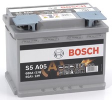 Bosch S5A05 Batterie de Voiture 60A/h-680A
