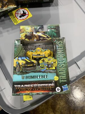 HASBRO TRANSFORMERS RISE OF THE BEASTS FLEX CHANGERS BUMBLEBEE BOX DAMAGE NEW