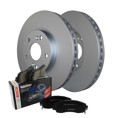 Front Brake Kit 300mm Disc Rotors & Bosch Ceramic Pads For MDX Odyssey Automatic