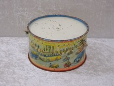 GDR Design Drum Cardboard Tin Cars etc - Vintage Circa 1950/60