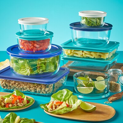 Pyrex  Simply Store  18-piece Glass Storage Set