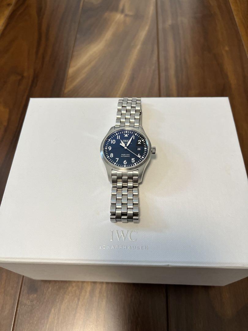 IWC Schaffhausen Mark 18 IW327011 Automatic Watch Black Silver | eBay