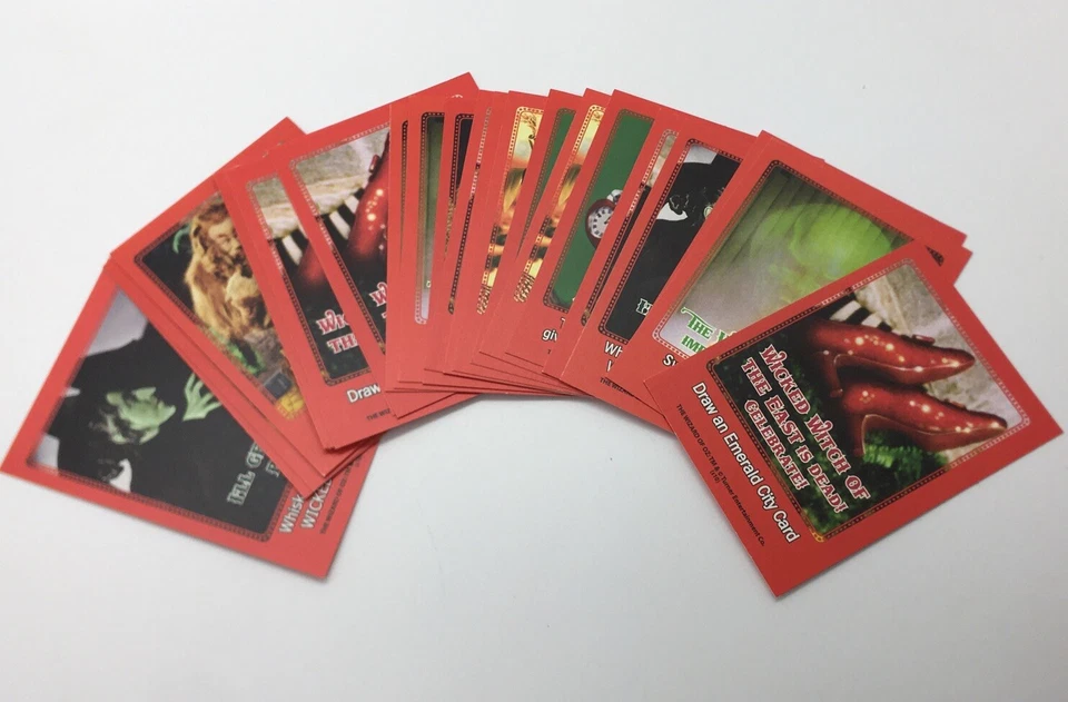 EL MAGO DE OZ EL JUEGO Piezas de repuesto TODAS las tarjetas de token, Toto y Emerald City Foto 4 de 4