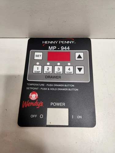 NEW OLD STOCK! HENNY PENNY WENDYS CONTROL DECAL MP-944 51464