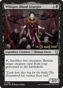 Whisper, Blood Liturgist - Foil - Prerelease Promo x1 - Pre-Release Promos - NM-