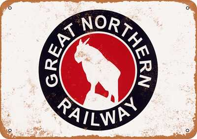 #ad METAL SIGN Great Northern Railway Vintage Look $29.95