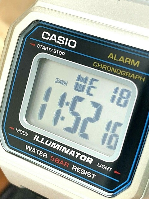Casio Men's Watch Quartz Illuminator Alarm Digital Silver Tone Steel 38mm  B650w for sale online | eBay