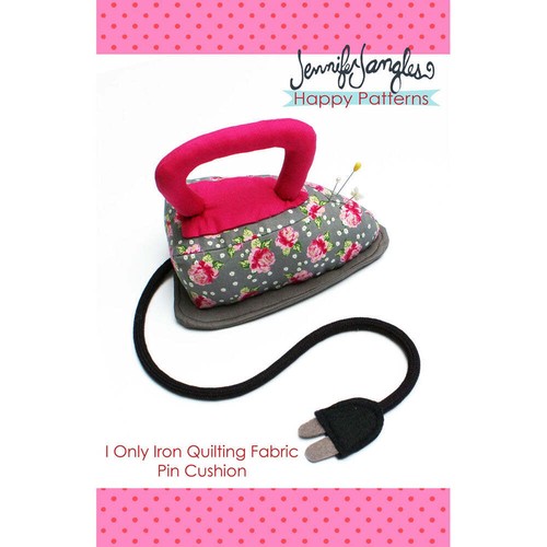 Jennifer Jangles I Only Iron Quilt Fabric Pin Cushion Pattern - 第 1/2 張圖片