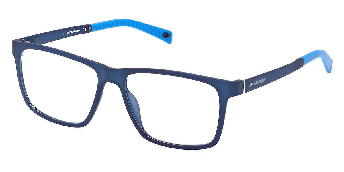 Skechers SE3374 Eyeglasses Men Matte Blue 54mm New 100% Authentic 