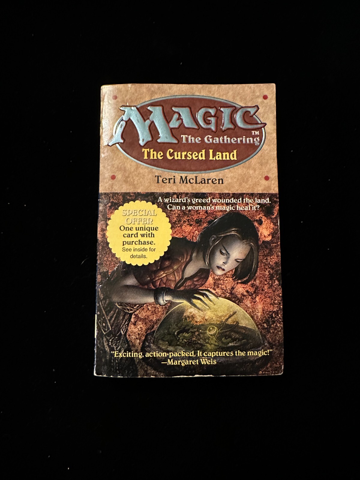 MTG Book The Cursed Land by Teri McLaren 1995 Magic Books 1st Ed