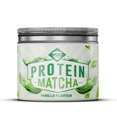 WOD Powders - Protein Matcha - Vanilla Flavour - 240g