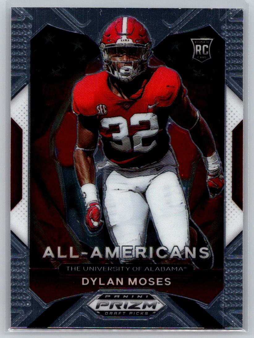 2021  Panini Prizm Draft Picks #190 Dylan Moses All-Americans RC
