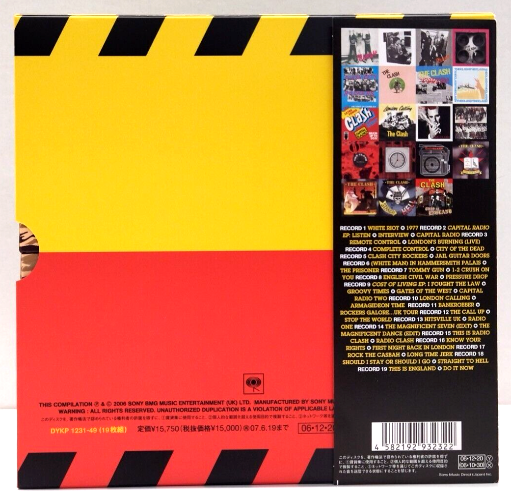 The Clash - The Singles 7'' EP Box 2006 Japan ORIG Sony SEX The Clash - The Singles 7'' EP Box 2006 Japan ORIG Sony SEX