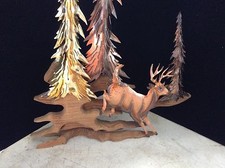 Deer and Tree Ornament