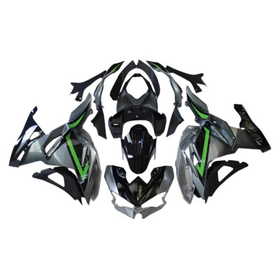 Grey Green Bodywork Fairing Kit for Kawasaki NINJA 500 EX500 2024 2025 24 25