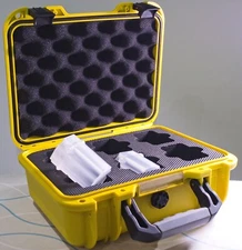 Pelican style case for gold Sovereign coin, Britannia coin, Guardhouse coin tube