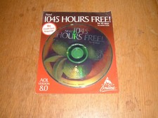 Vintage AOL 1045 hours free for 45 days CD Version 8.0