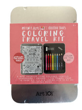 Mini Art 101 Coloring Travel Kit Premium Core Pencils