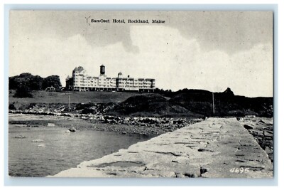 A View Of Samoset Hotel Rockland Maine ME Unposted Vintage Postcard