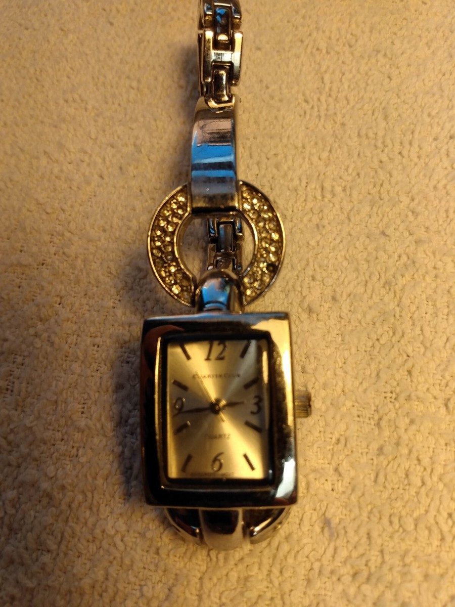 Charter Club Watch Womens Classic Silver Rectangular Dial  display picture 1