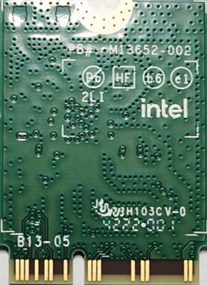 Intel AX211 WIFI 6E CNVio2 w/Tri Band 2.4 5 & 6GHz AX211NGW 2.4