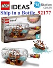 Brand New Sealed LEGO 92177 Ideas Ship in A Bottle (Replace 21313) Retired