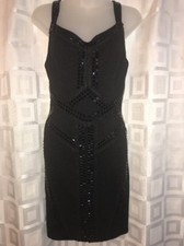 Fabrik size medium little black dress Spaghetti Strap boutique
