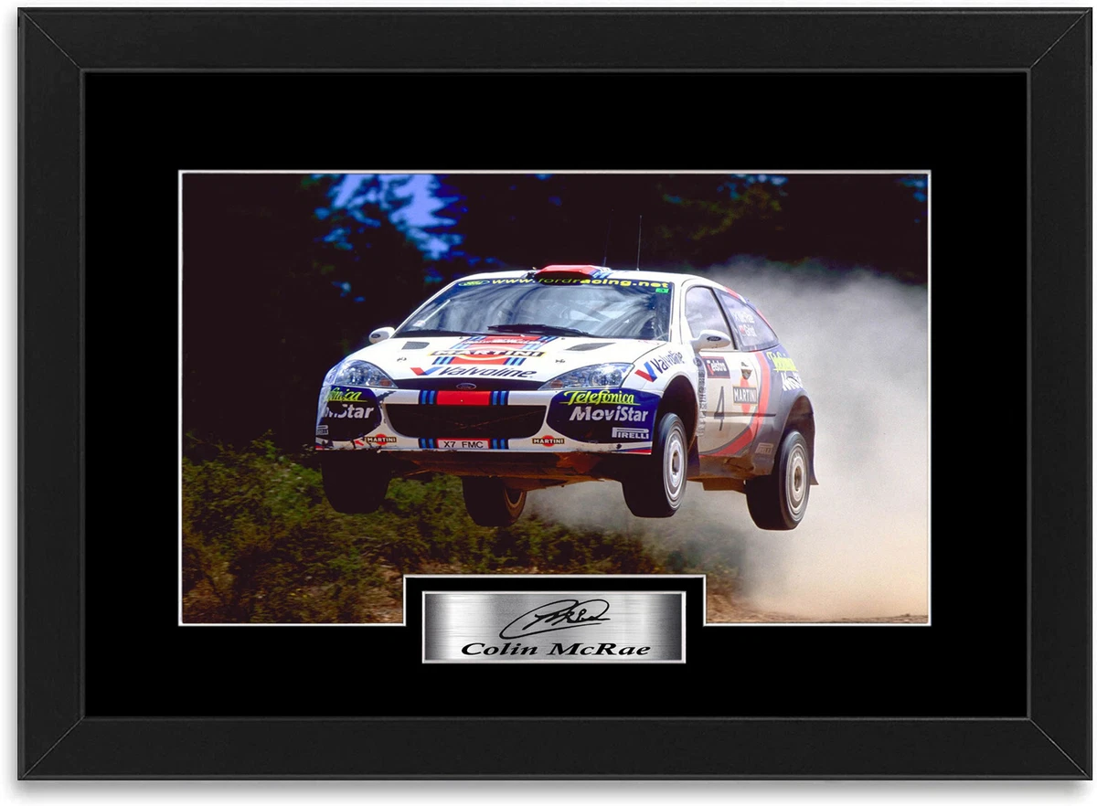 Autocollant Voiture Colin McRae "Si En Doute" - Hologramme Néochrome - Vinyle Haute Qualité - Personnalisable