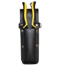 TS Black Leather Tin / Aviation Snip Tool Belt Holder - Ideal for Wiss & Stanley
