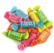 TOOTSIE ROLL Fruit Chews, 5 Assorted Flavors, Bulk Candy - 1,2 & 5 lb Bulk Bags