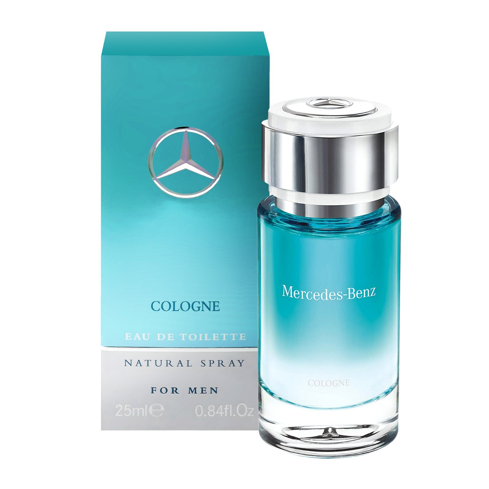 Mercedes-Benz Cologne for Men - 0.84 Fl Oz Long Lasting EDT Luxury Perfume Spray