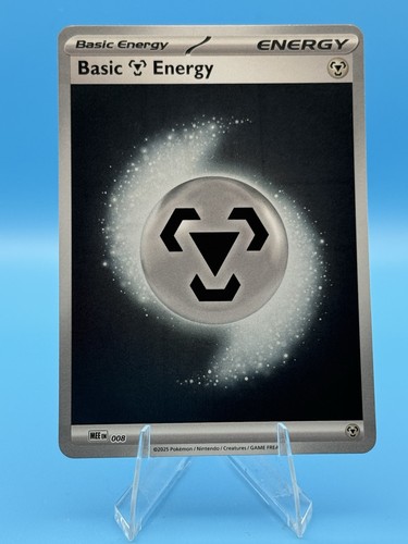 Pokemon Mega Evolution Basic Steel Metal Energy Holo NM