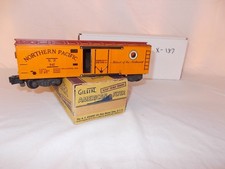 AMERICAN FLYER 947 NORTHERN PACIFIC BOX CAR IN ORIGINAL BOX LOT X-137