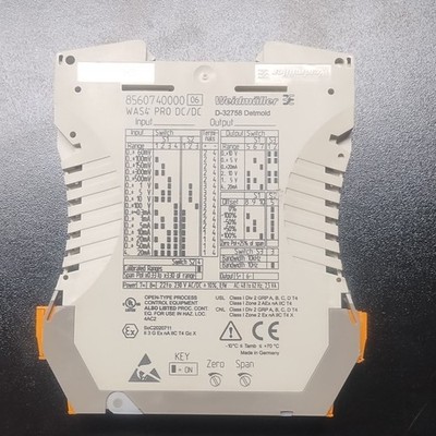 Weidmüller WAS4 PRO DC/DC Process Control Module Signal Isolator 8560740000