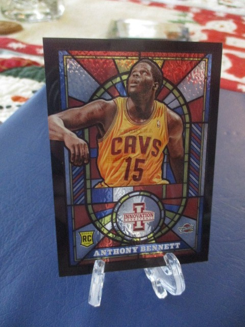 2013-14 Panini Innovation Rookie Stained Glass Gold Anthony Bennett #12 RC Card