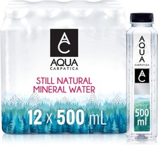 500ml x 12 Pure Natural Still Mineral Water 12 Pack Bottled Water Virtually