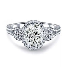 5.00 Ct White Treated Diamond Ring Great Luster VVS1 Certified ! Wedding Ring