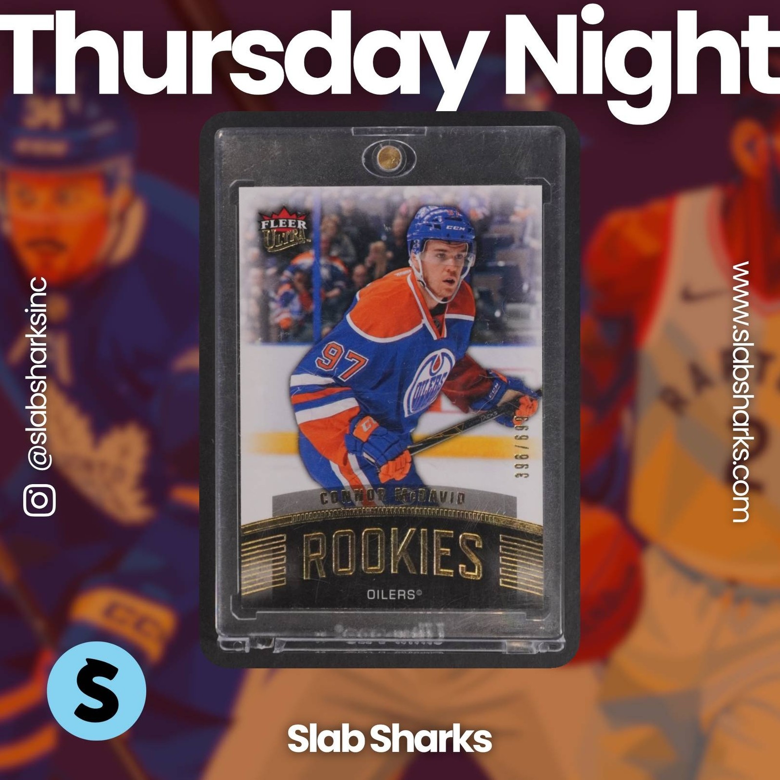 2015 UPPER DECK FLEER SHOWCASE #U1 CONNOR MCDAVID ULTRA RC ROOKIE /699