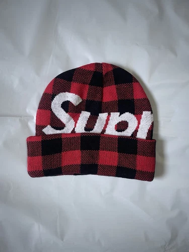 Bonnet Supreme Big Logo (F/W20) FW20BN9 PLAID rouge