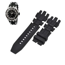 Subaqua 6177 26mm Black Rubber Watch Strap For Invicta