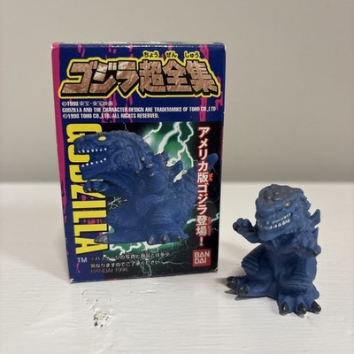 GODZILLA 1998 Rare ZILLA CLOSED Mouth  Finger Puppet Soft Vinyl Sofvi Bandai Bo