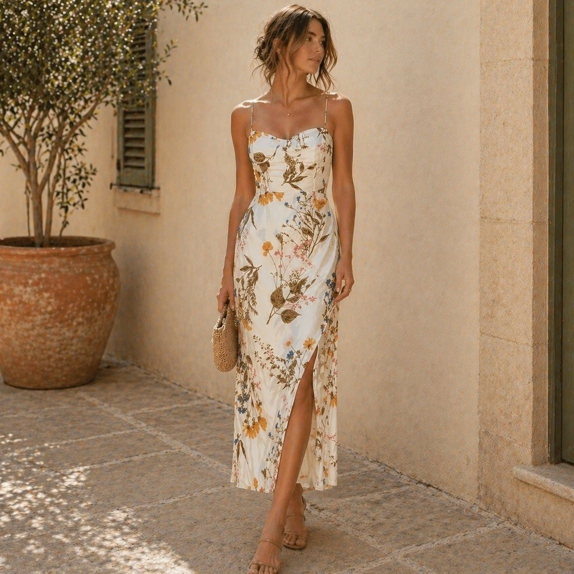 White Chiffon Slip Dresses for Women for sale | eBay