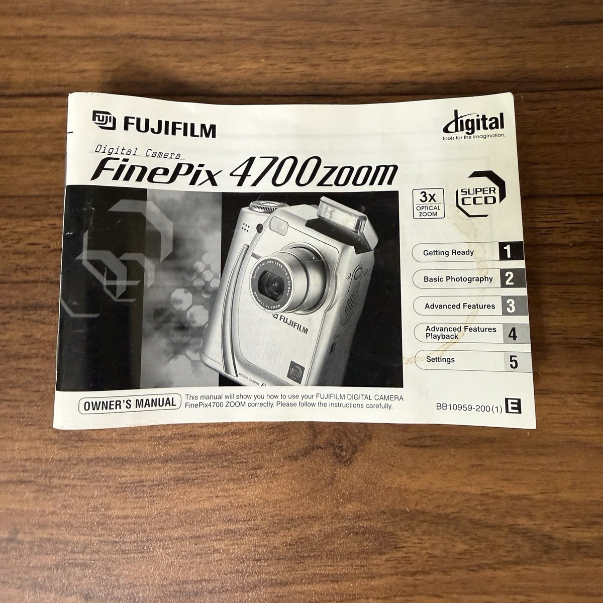 Fujifilm FinePix 4700z Digital Camera Silver Japan Tested