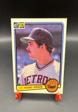 1983 Donruss - Howard Johnson #328 (RC) Detroit Tigers